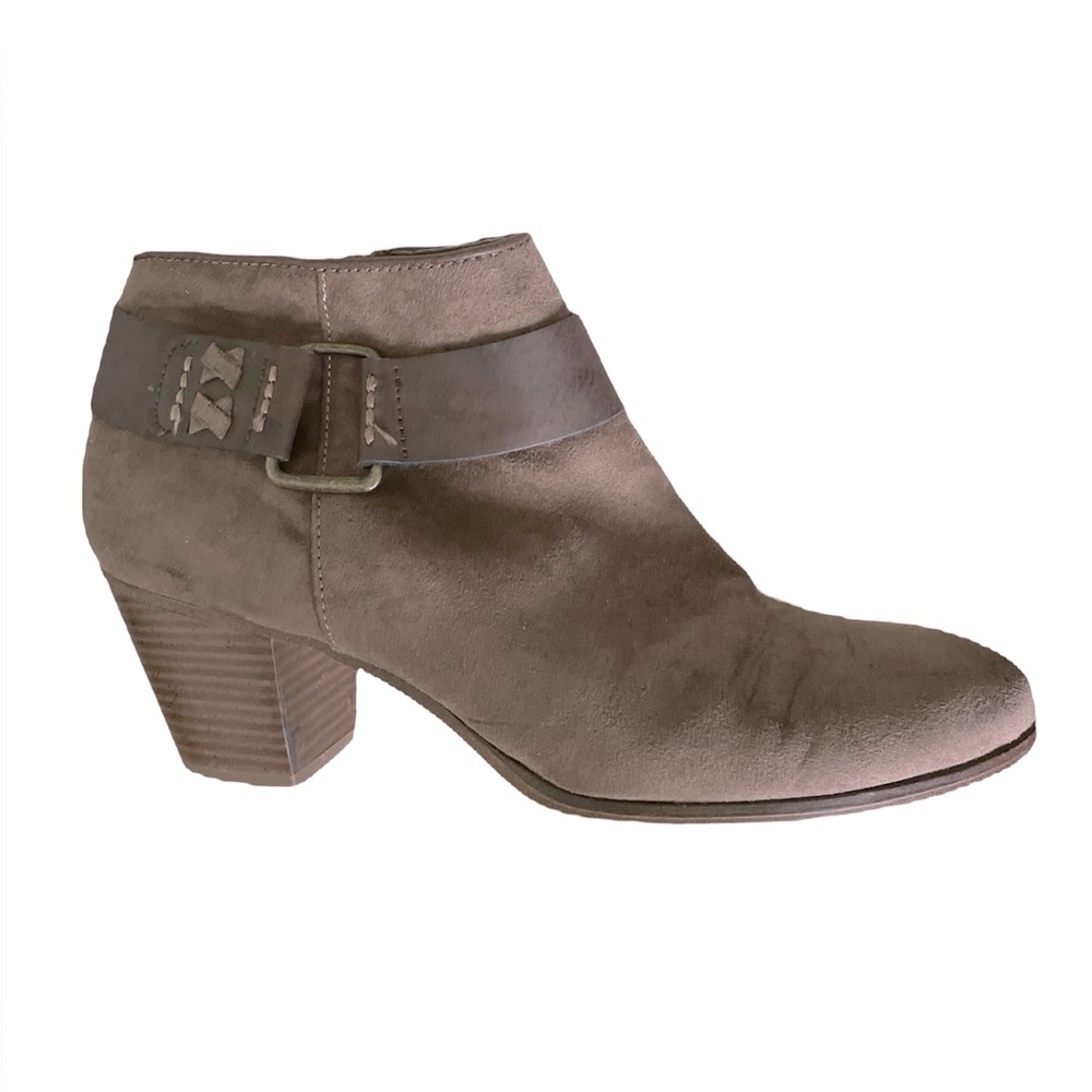 Faux Suede Ankle Booties - Picture 2 of 8